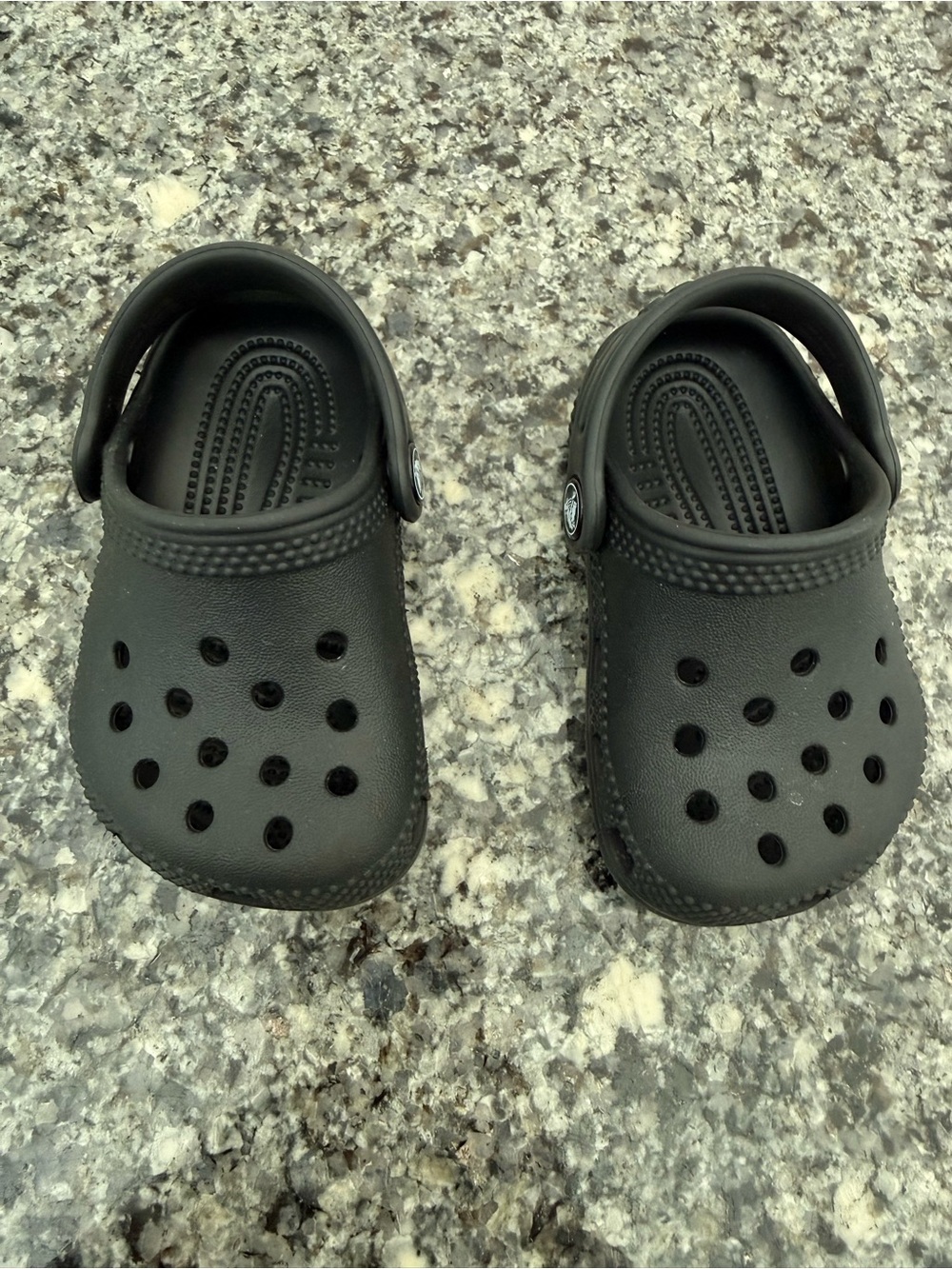 CROCS Kids Black Classic Clog Sandals